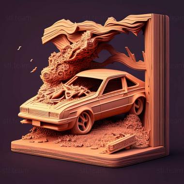 3D model Destruction Derby RAW game (STL)